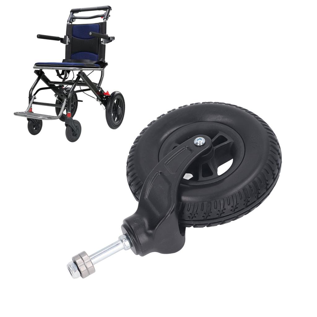 Rolstoel Voorwiel 8 Inch Universeel PU Naaf Massief Wiel Rollator Walker Vervangend Zwenkwiel
