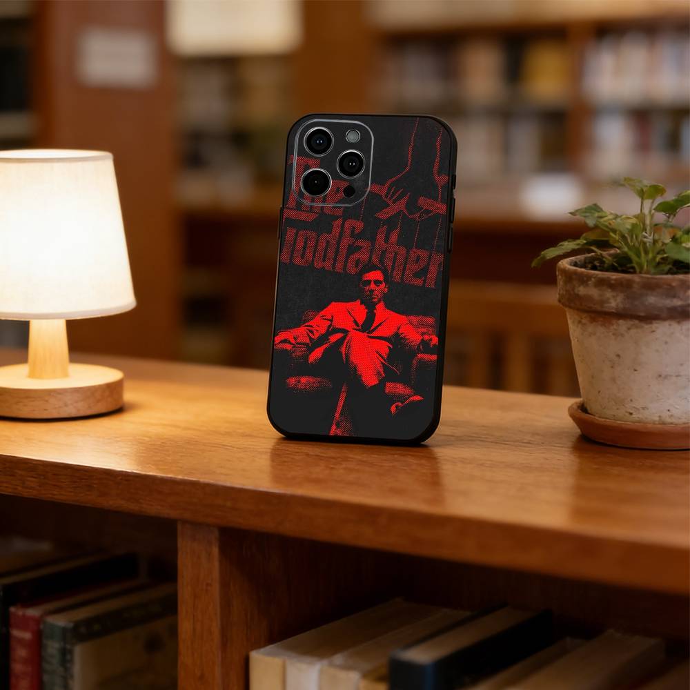 

Michael Corleone Phone Case For iPhone 17, 16,15,14,13,12,11 Plus,Pro Max, Others Soft Black Cover iPhone16