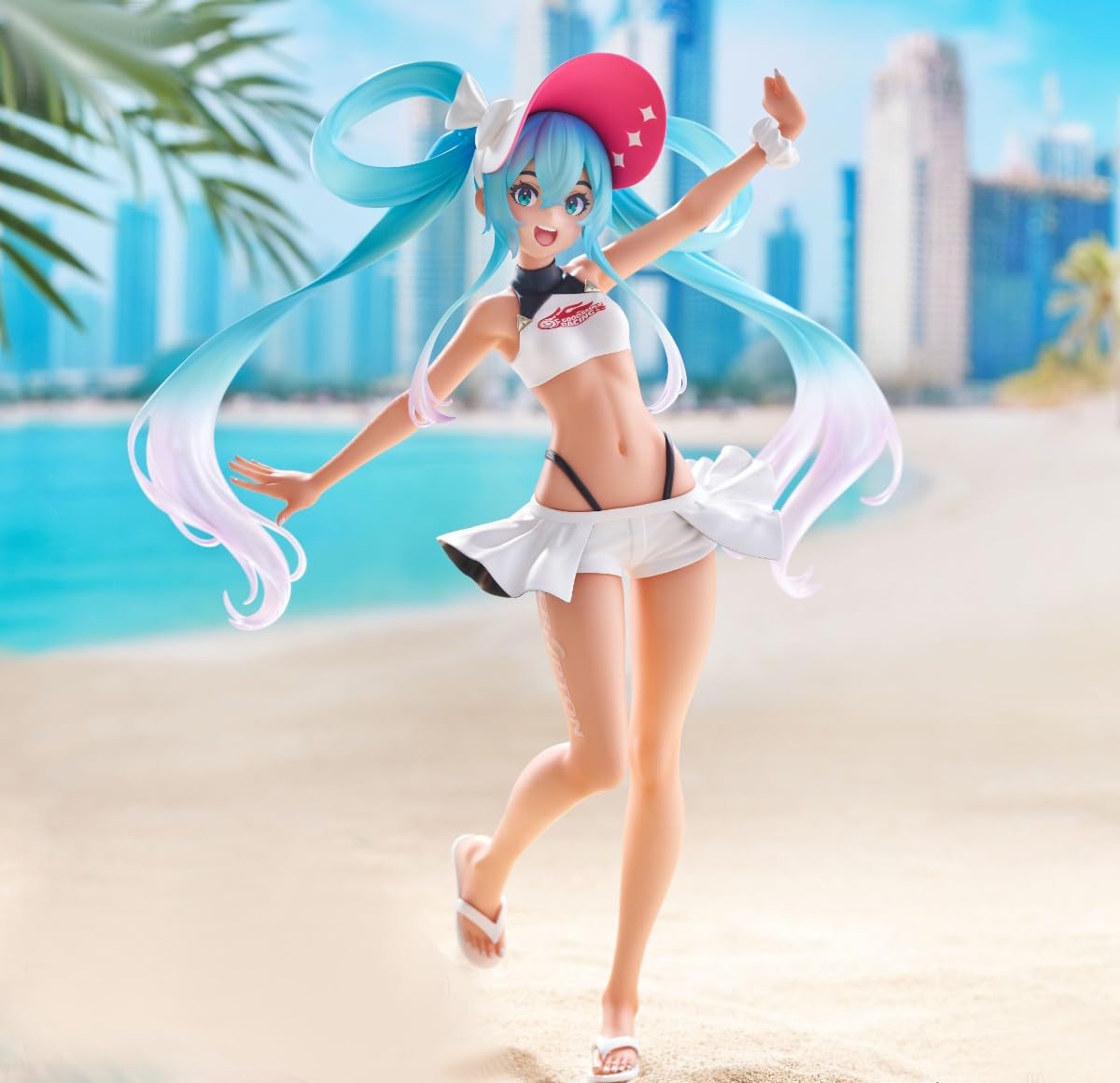

Hatsune Miku GT Project Figure Racing Miku 2024 Summer Holiday Official Figure Approximately Trio-Try-iT ver. 22.5cm
