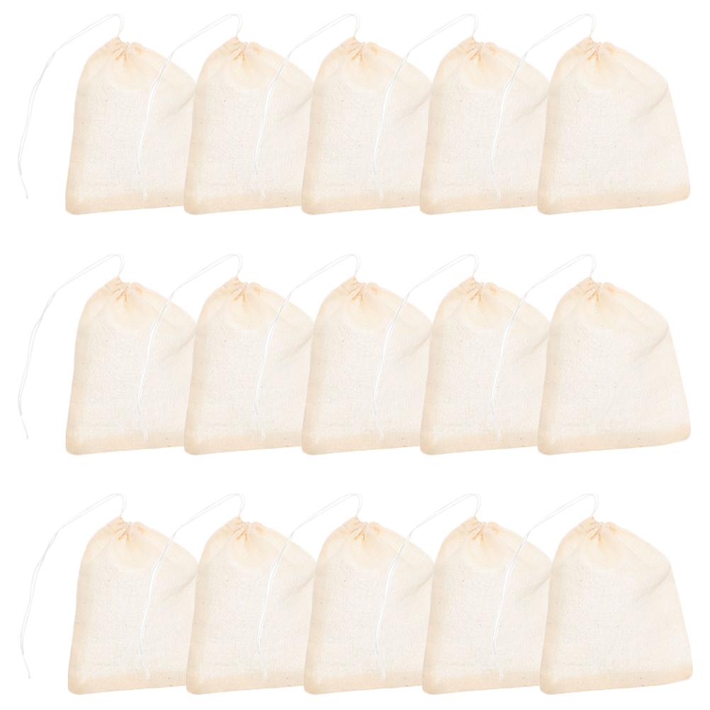 25 Pcs Tea Infuser Bags Pure Cotton Gauze Soup 25pcs Traditional Chinese Medicine Convenient Filter