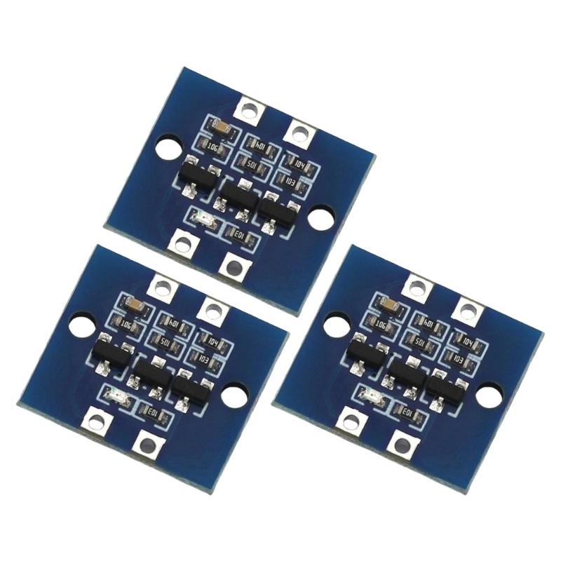 Berührungs-elektronisches Schaltungsmodul Selbstverriegelnder Stromsteuerkreis 2V bis 30V Eingang 3A Ausgang Kompaktes Design für Powerbanks