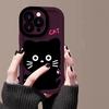 Hello cat for Apple 16 mobile phone case 13 protective case iPhone 15 fun 14 cartoon 12 soft 11