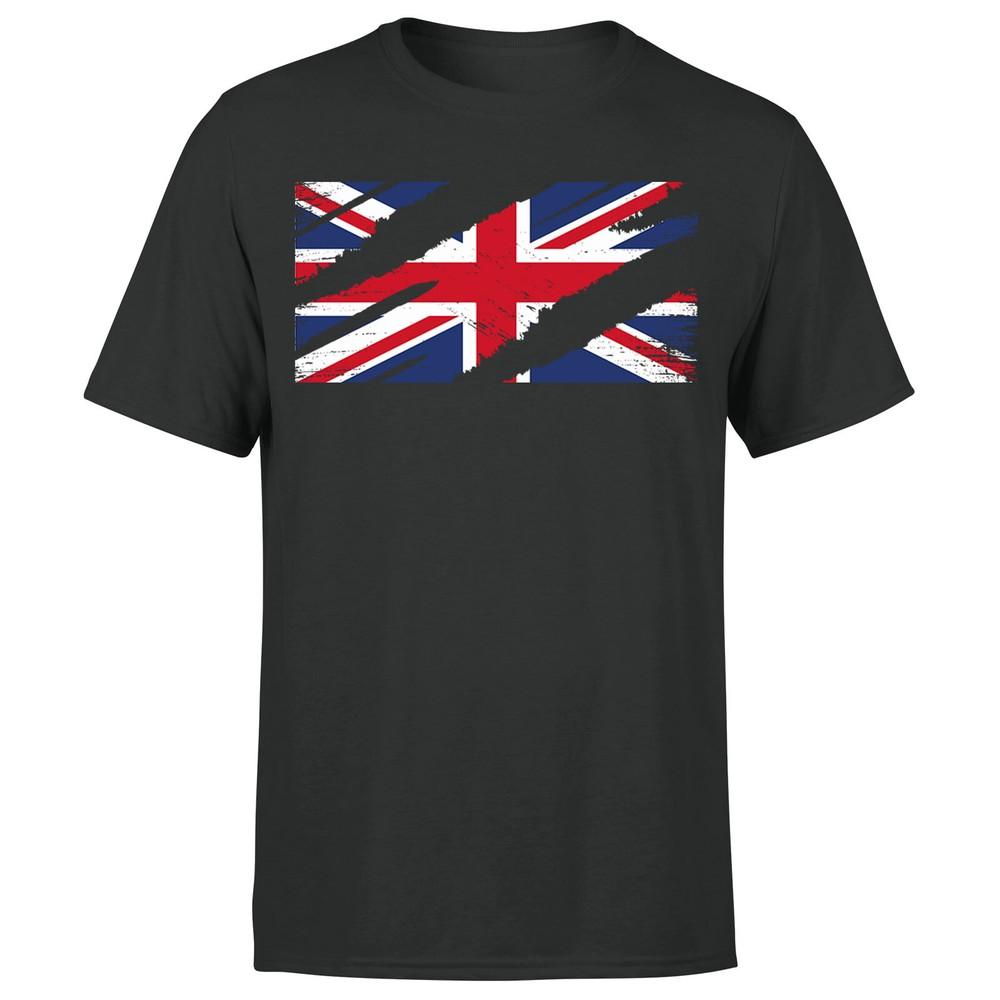 Torn Union Jack Flag TShirt Funny Country British Football Unisexs T ShirtOrP1A