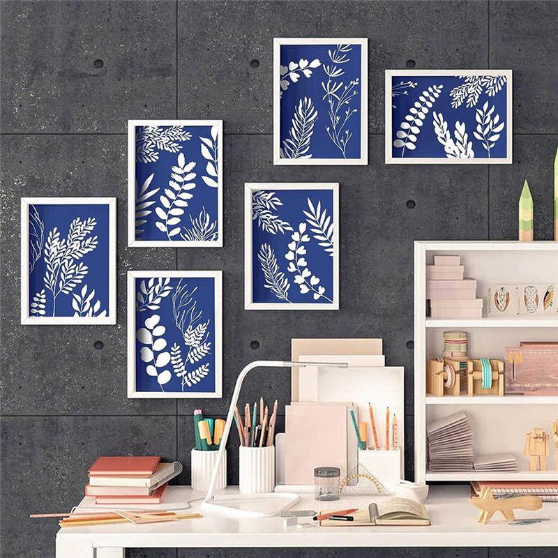 AEE2-48 Sheets Sun Print Paper Nature Printing Paper For Kids Adults Arts Crafts DIY With Clamp Board