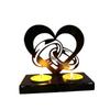 Love Heart  Holder Wedding Candlestick for Table Centerpieces Home Holiday 55KF