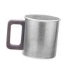 Titanium Camping Cup Pure Ti Travel Mug Wooden Handle 300ml/450ml Outdoor Portable Large Beer Mug