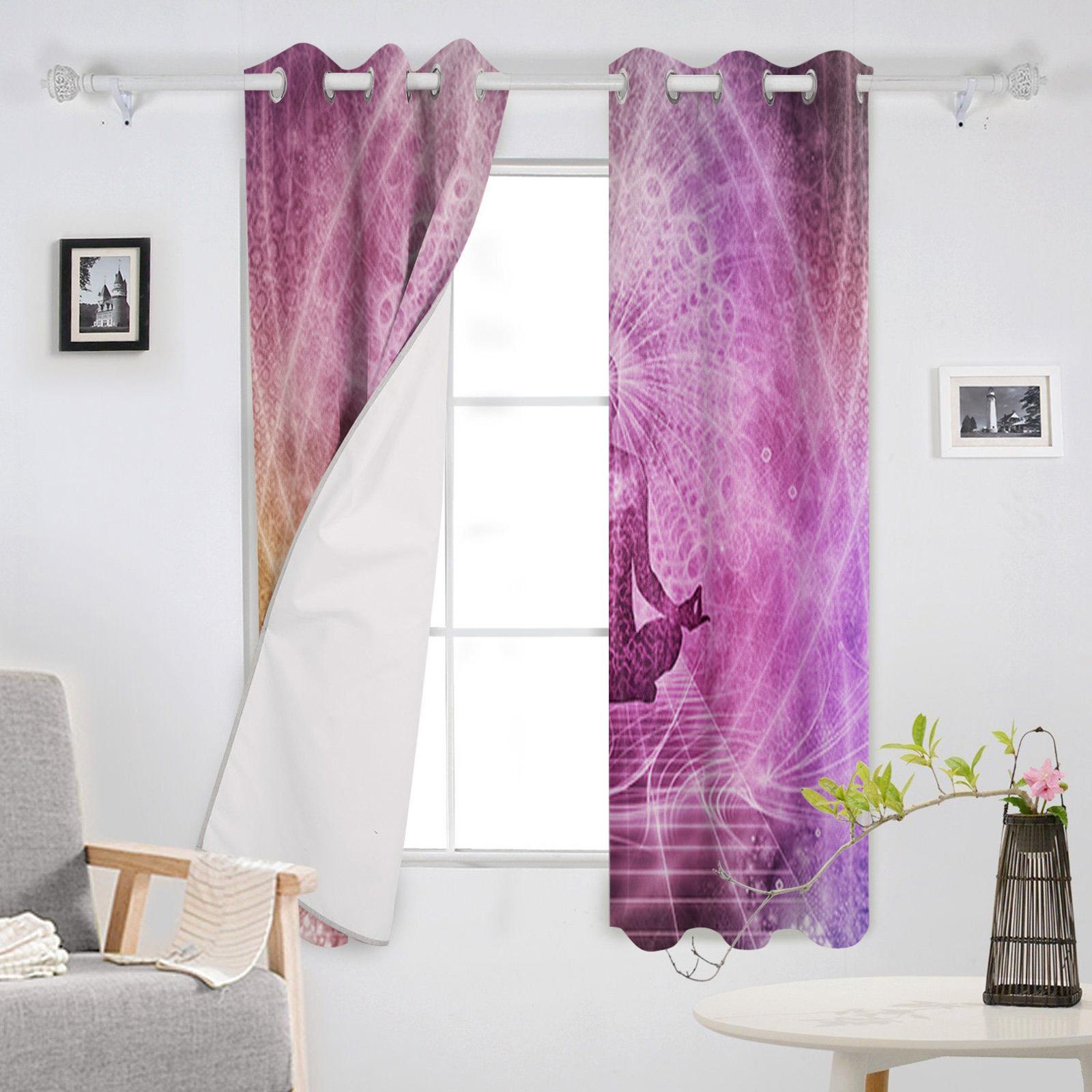 Розовые плотные шторы для йоги для детей — фото 4