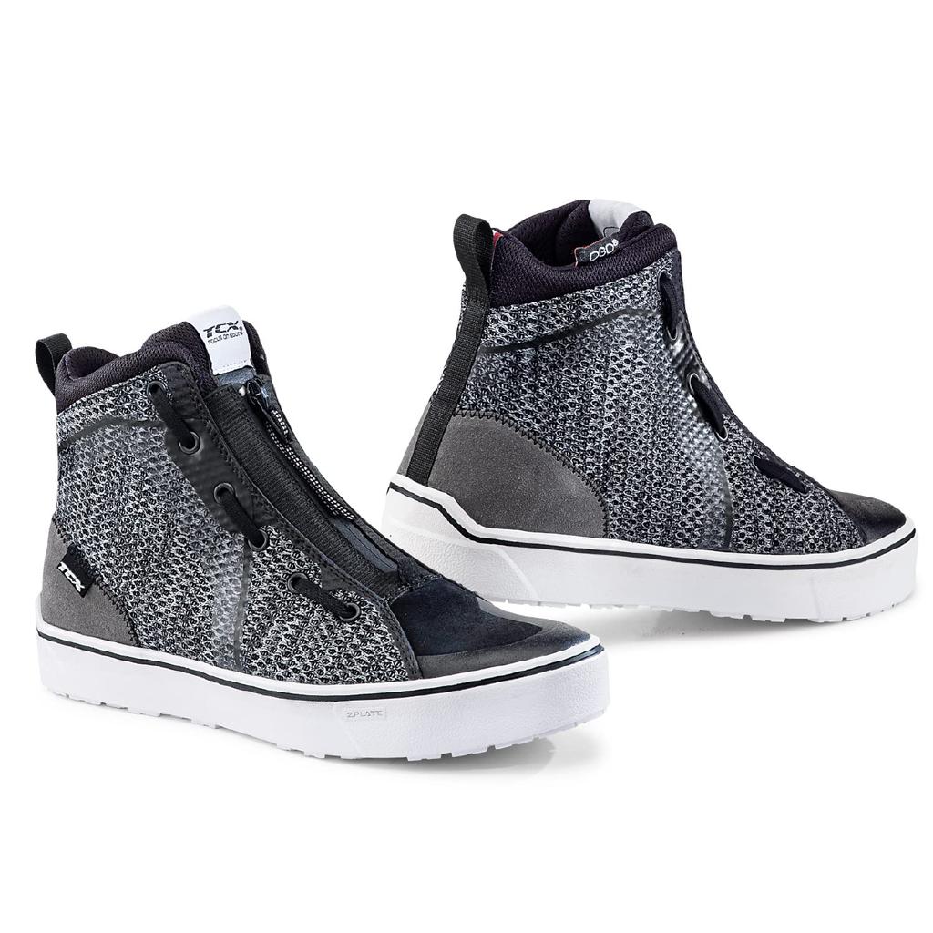 Daytona TCX Motorcycle Riding Shoes Mesh Front Zip CE Standard 9557 IKASU Air Gray 19324 26.5cm