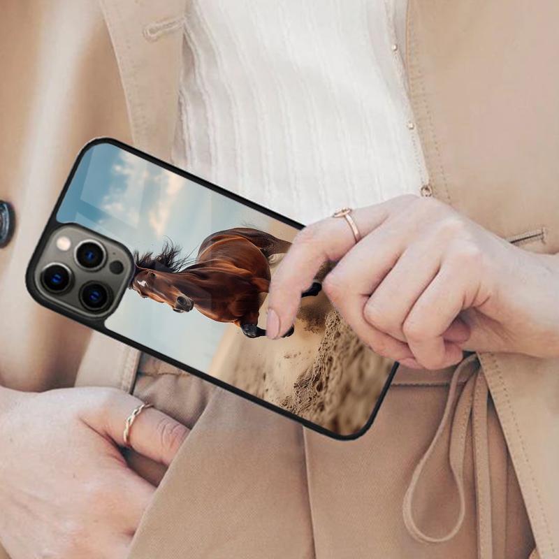 

Domineering Cool Horse Magnetic Phone Case For APPLE iPhone 17 Air 16 14 13 12 Pro Max 15 Plus Wireless Charge MagSafe Cover iPhone 13mini
