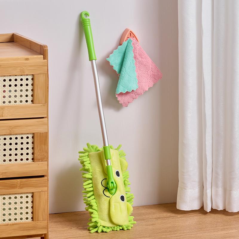 Children'S Play House Toys Little Yellow Duck Broom Dustpan Baby Vacuum Cleaner Mop Educational Toy Combination Set