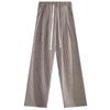 Neue lässige Retro-Hose mit geradem Bein und weitem Bein aus Fleece