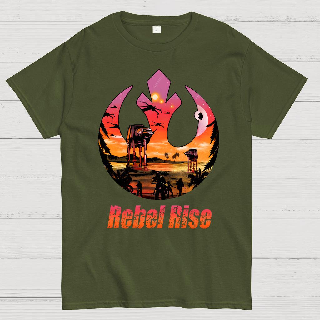 Rebel Rise Cotton Summer Casual Cool Loose T-Shirt