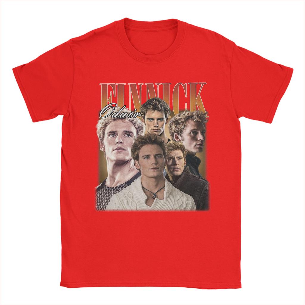 The Hunger Games Finnick Odair T Shirts Men 100 Cotton Amazing TShirts Round Collar Tee Shirt Short Sleeve Tops New Arrival