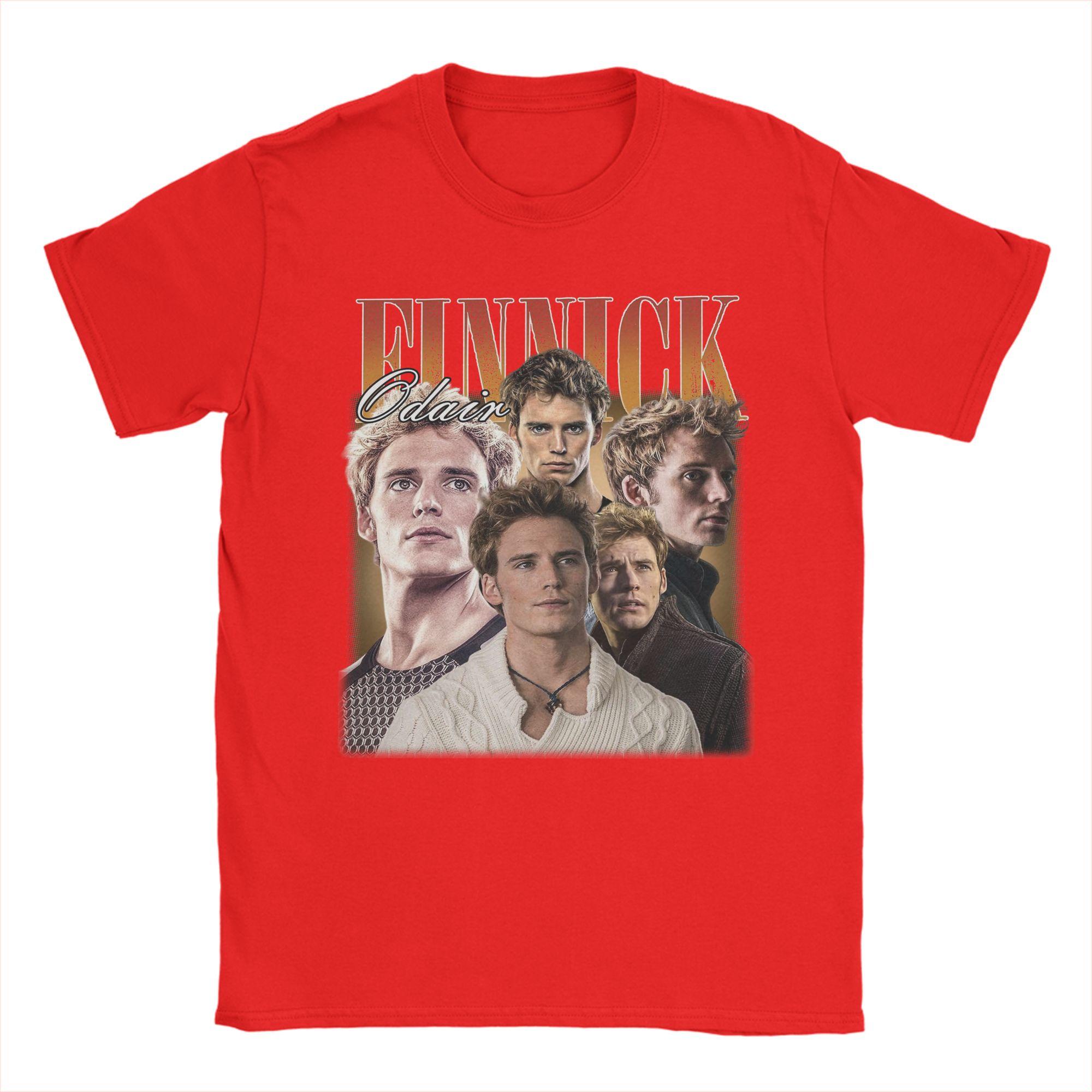

The Hunger Games Finnick Odair T Shirts Men 100 Cotton Amazing TShirts Round Collar Tee Shirt Short Sleeve Tops New Arrival S