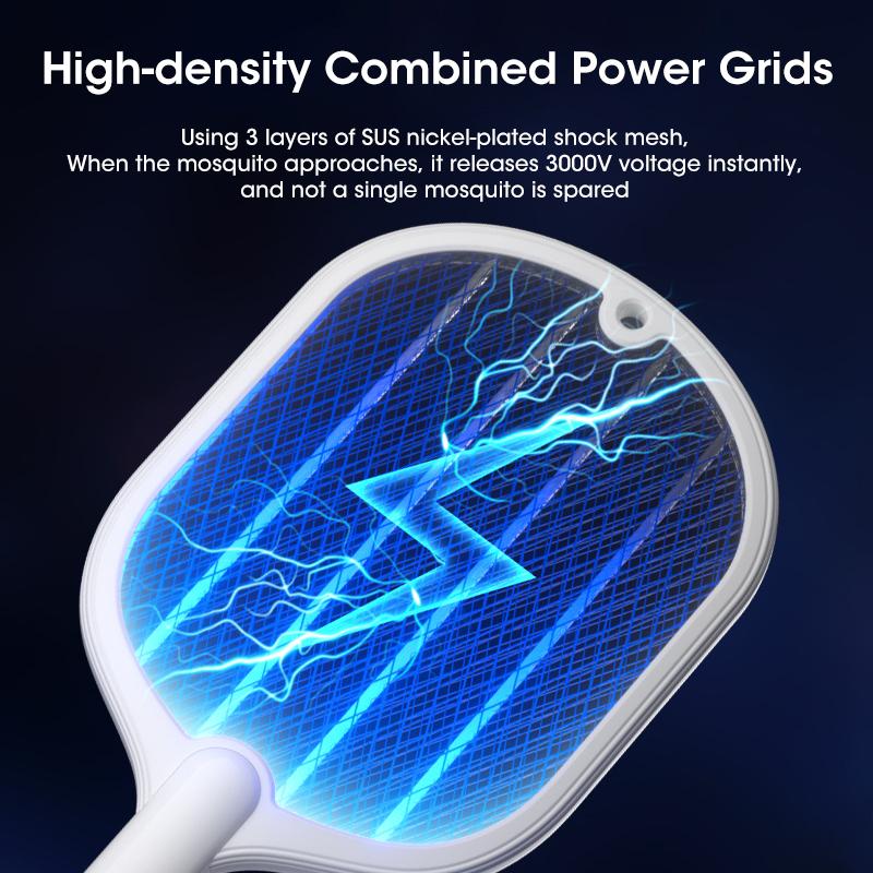 Nocclili Kollektion 90 Graders Roterbar Myggdödarlampa Elektrisk Stötsändare 365nm UV-ljus Insektsfångare Fälla Flugor Sommar Fluga