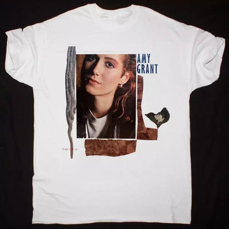 Amy Grant Lead Me On T-shirt Cotton Tee All Sizes Unisex T-Shirt XL