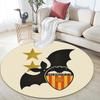 Valencia CF Round Area Rug,Carpet Rug for Living Room Bedroom Sofa Playroom Decor,Non-slip Floor Mat