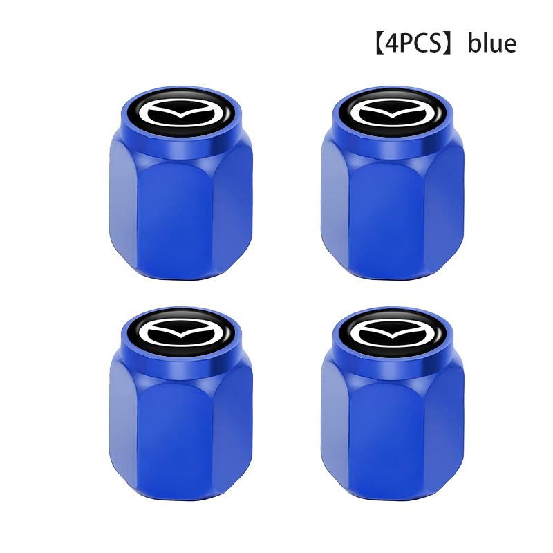 

4pcs Car Tyre Valve Caps Universal Valve Protection Cover For Mazda 2 3 5 6 Axela Atenza Speed 6 CX3 CX4 CX5 CX7 CX8 CX9 MS
