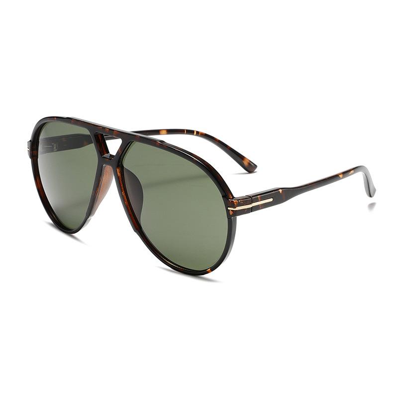 SHAUNA Übergroße Flieger-Sonnenbrille UV400