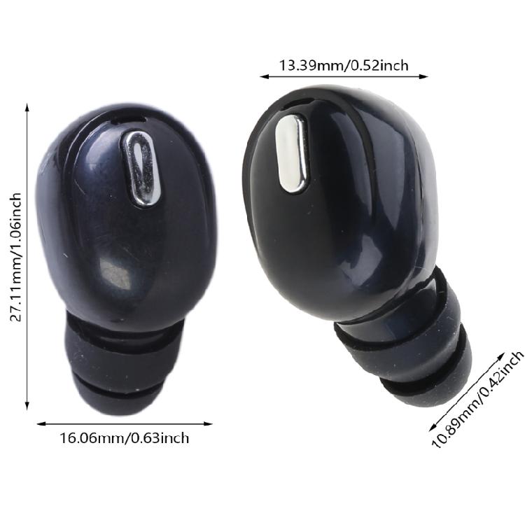 Wireless Earbud, Single Mini BT5.2 Earphone Low Profiled for Discreet Listenings Wide Compatible for Devices