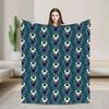Hollow Knight Themed Flannel Blanket Warm Winter Throw for Couch Sofa Bed Aesthetic Cover for Girls and Boys