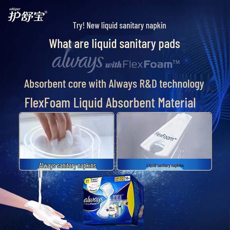 Whisper Future Liquid Daily Sanitary Napkins