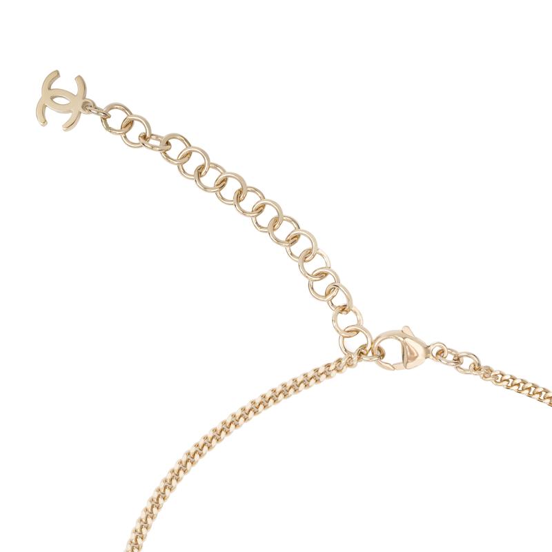 Chanel [Early Spring 23] Double C Fashion Love Double C Metal Necklace Women's