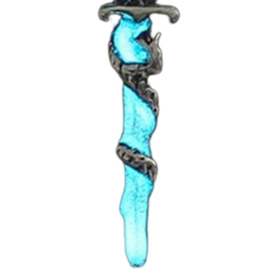 Vintage Glow In The Dark Cross Pendant Necklace Luminous Halloween Jewelry