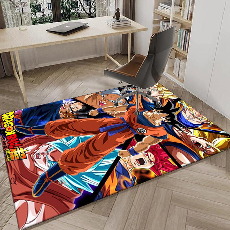 Dragon Anime Artwork Carpet, Chair Rug,Rug for Office Bedroom Living Rooms, Doormat Decor Fan Gift Christmas Gift