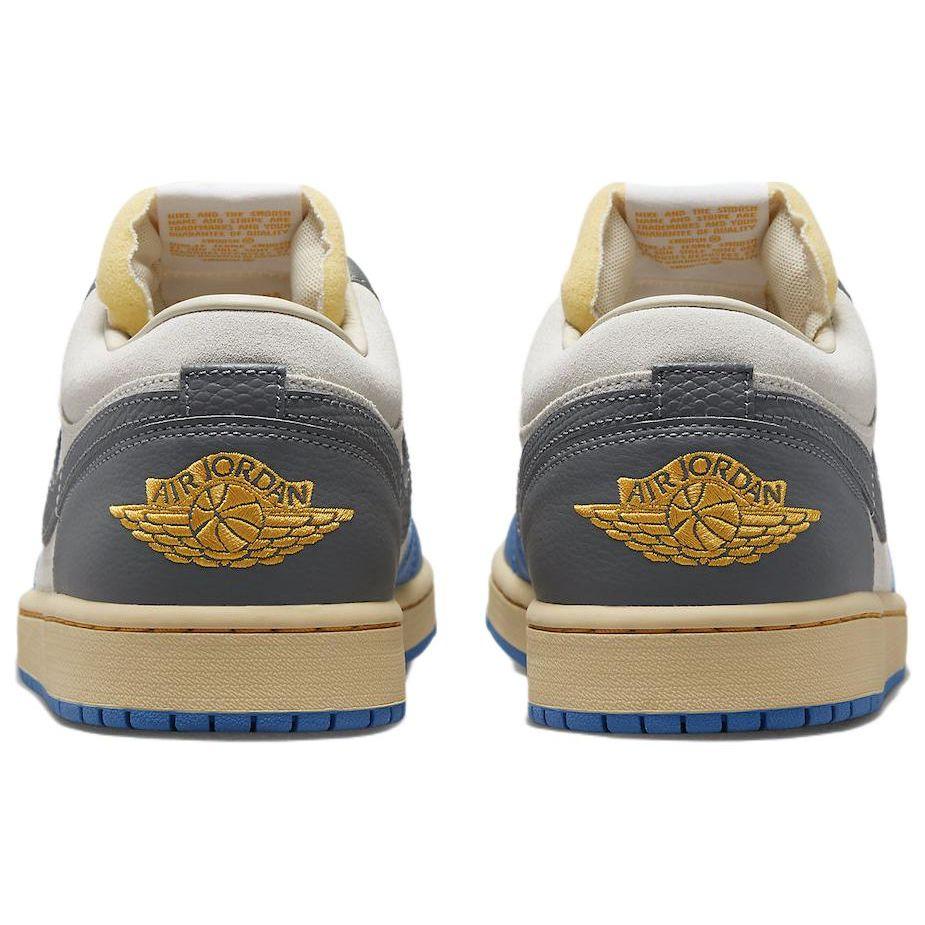 Air Jordan 1 Low SE Tokyo 96 Men Sneakers White Dutch-Blue Smoke-Grey DZ5376-469