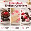 4pcs Kiss Lips Design Silicone Baking Molds Chocolate Candy Molds  Birthday Party Valentine's Day