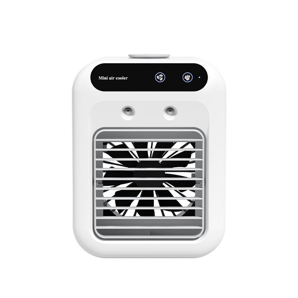 Portable Evaporative Cooler with and Humidifier - Small Desk Fan for Home and Personal Use