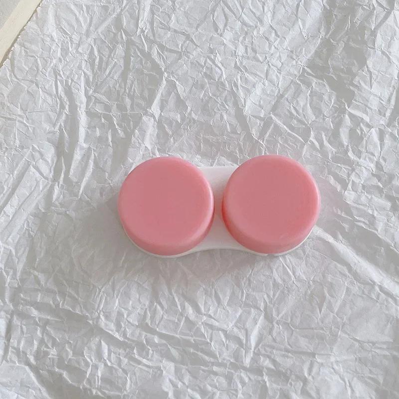 Mini Portable Contact Lens Case Eyes Contacts Care Container Box Contact Lenses Storage Box Color Contact Lens Box 1pcs