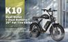 Bluvall K10 Elektrofahrrad Spitze 3000W Doppelmotor 52V 43Ah Doppelbatterie 20 Zoll Dicke Reifen Vollfederung E-Bike für Erwachsene