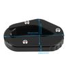 Motorcycle Side Stand Enlarge Pad Kickstand Extension Fit for     T100 Celsius T120