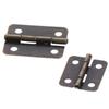 60 Pieces 300pcs Screws Mini Hinges Bronze Retro Hinges Tiny Hinges  for Dollhouse Door Crafts Box