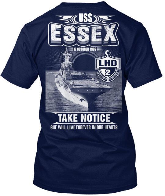 Uss Essex Lhd 2 T-Shirt Made in the USA Size S to 5XL Unisex T-Shirt XXXL