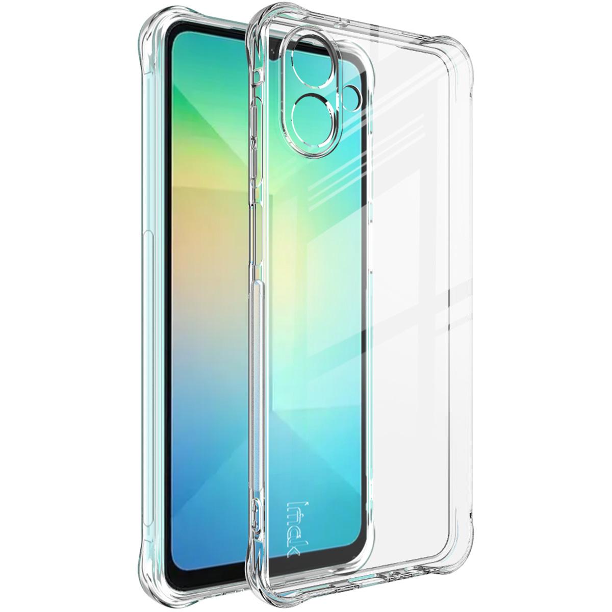 

IMAK For Samsung Galaxy A07 Case TPU Phone Cover Airbag Shockproof Protection Transparent