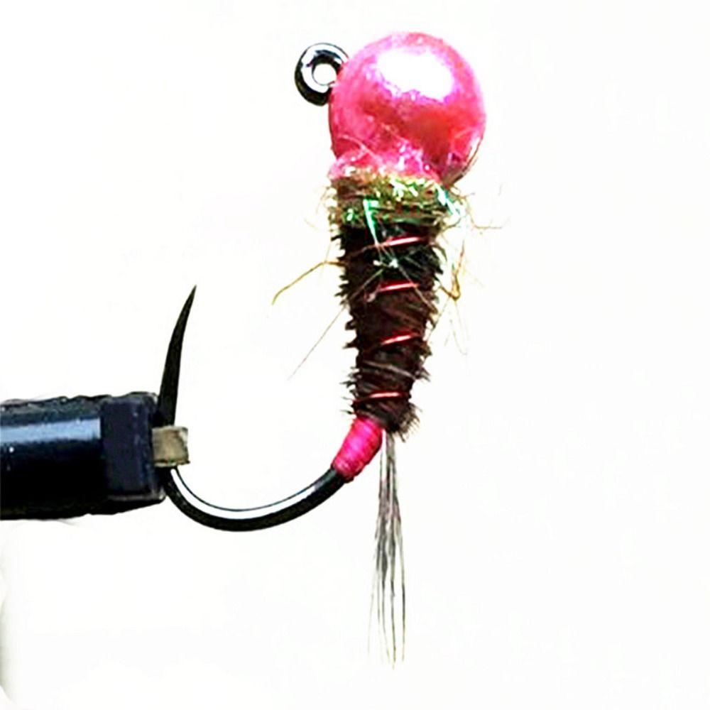 UV-Reflex-Effekt Fliegenbindegarn Fluoreszierende Farbe Fliegenfischschnur Lachs