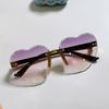 Heart Shaped Kids Sunglasses Photochromic Fashion Small for Girls
