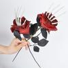 Adjustable Skeleton Hand Rose Stem Halloween Decoration Silk Floral Display For Home Office Haunting House Themes 55KF