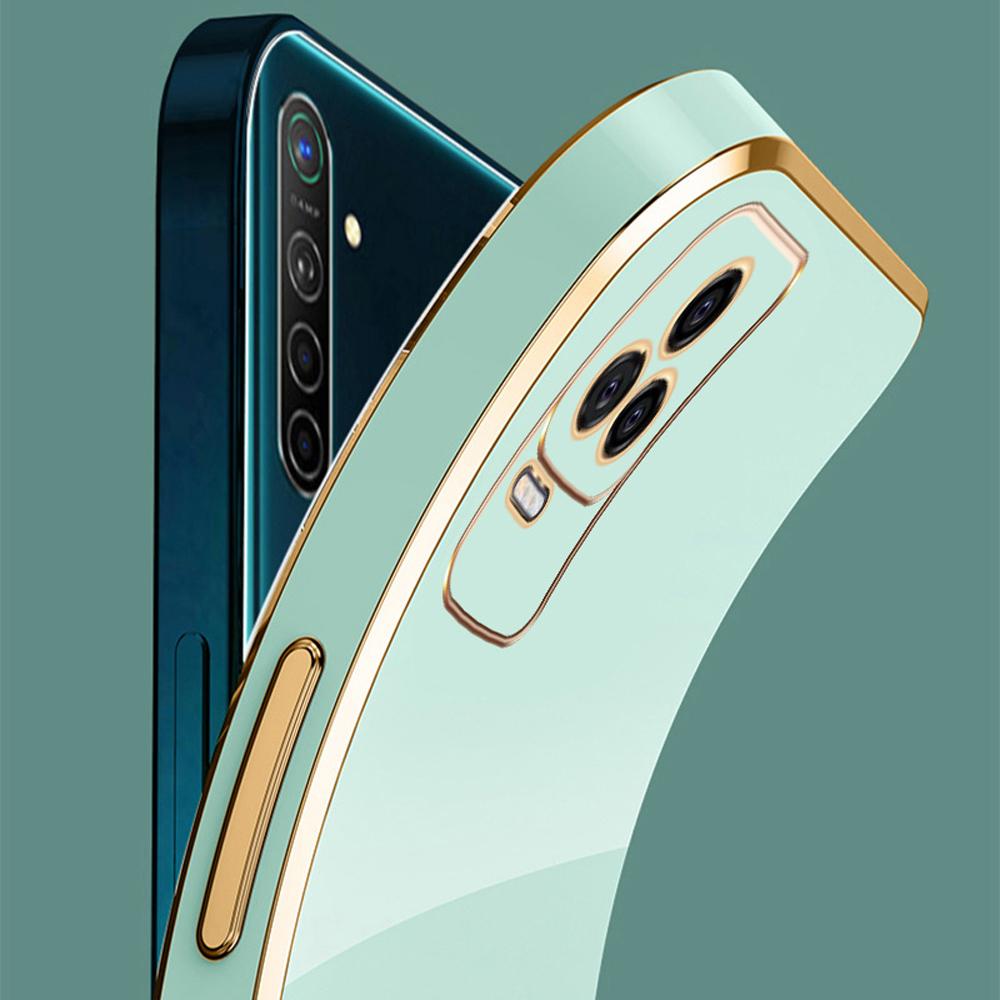 Für Xiaomi Poco F4 Hülle Poco F4 Cover 22021211RG 22021211RI Luxus Square Plating Redmi K40S Telefonhülle Stoßfeste Rückseite