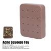 Funny Acne Squeeze Toy Children Adult Stress Relief Pimple Squeezing Toy for Christmas Party Brown