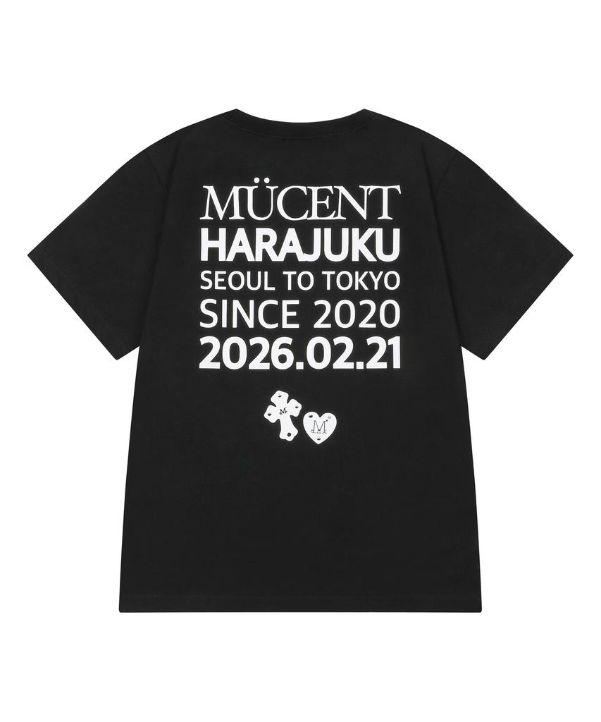 MUCENT From Harajuku Back Lettering Short Sleeve T-Shirt (2 Colors)