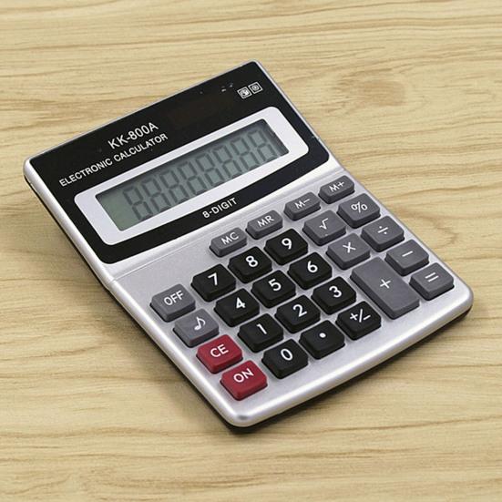 KK-800A Electronic Calculator Display Finance Function Multifunctional Large 8 Digits Desktop Calculator Office