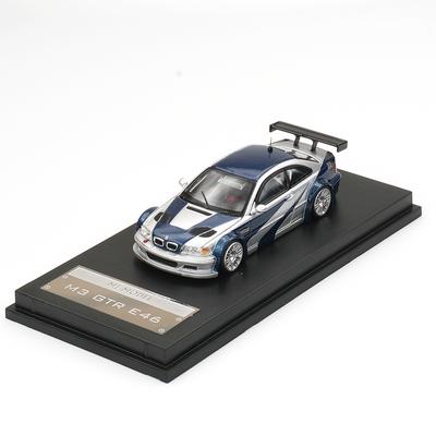AR MJ Auf Lager 1:64 E46 M3 GTR Diecast Diorama Auto Modell Sammlung Miniatur Spielzeug