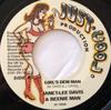 7inch Record JANET LEE DAVIS  BEENIE MAN  KEET  Girls Dem Man  Problems JC703 Just Cool Produ UK Reggae Ska  Dub Used