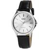Watch - Q&;Q - Q&Q - 36 Mm Case - 18 Mm Black Faux Leather Strap - 3 ATM