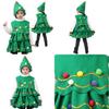Christmas Tree Costume For Kids And Adults Authentic Striped Outfit For Cosplay