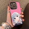 Hakarenai Aharen Reina Phone Case for iPhone 16 15 14 13 12 11 X XR XS 8 7 Pro Max Plus Translucent Colour Printing Cover Luxury